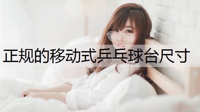 正規的移動式乒乓球臺尺寸
