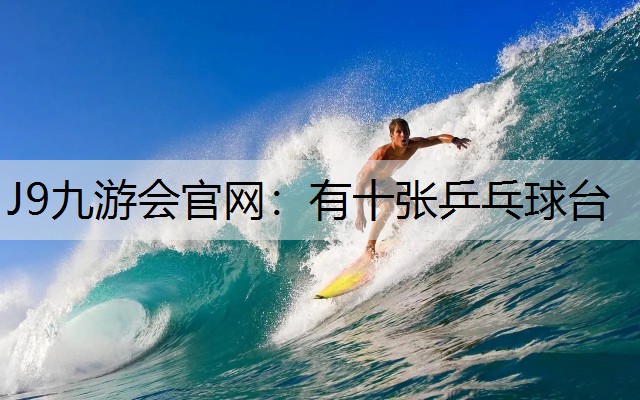 J9九游會官網：有十張乒乓球臺