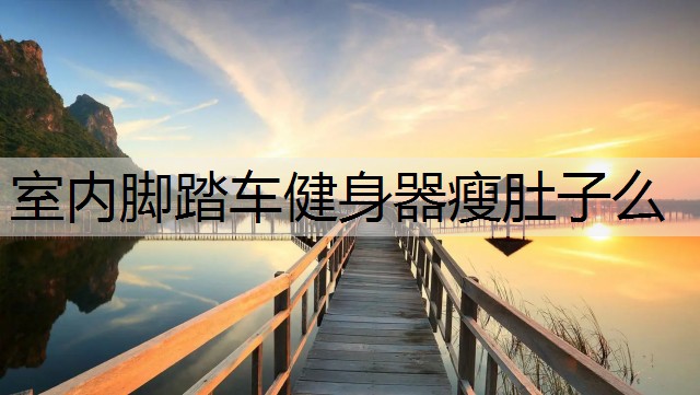 室內腳踏車健身器瘦肚子么