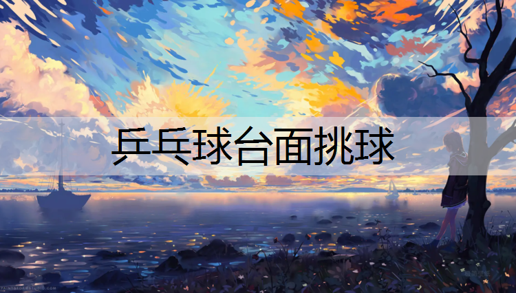 乒乓球臺(tái)面挑球
