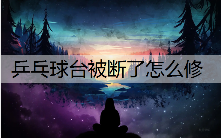 乒乓球臺被斷了怎么修